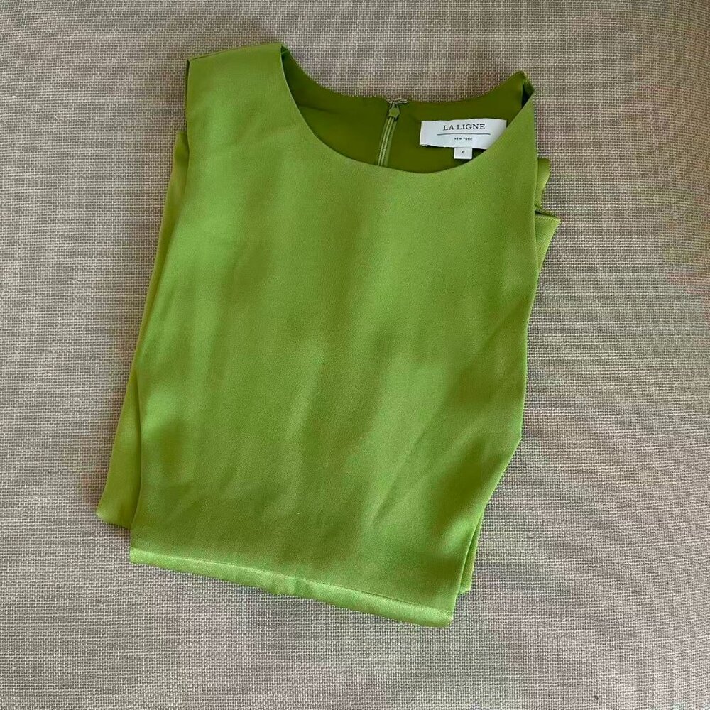 La Ligne Green Midi Dress - Picture 4 of 9